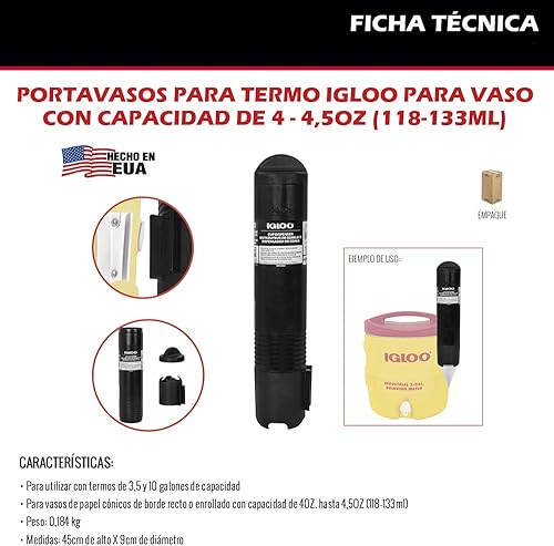 Miniatura 10 de Igloo Estante para camiones para jarras de agua de 3 y 5 galones, gris