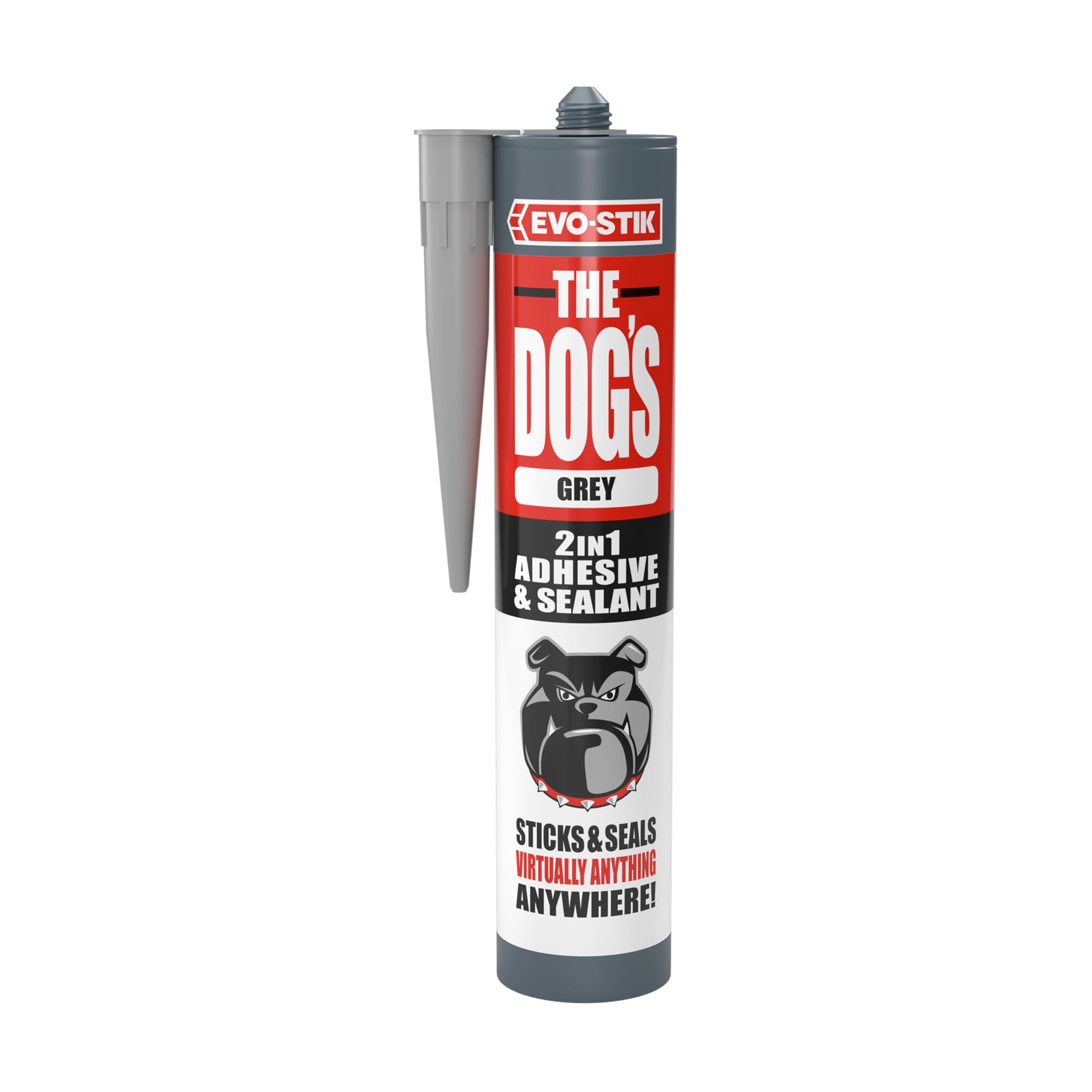 Evo-StikThe Dog's 2 In 1 Adhesive & Sealant290Ml Grey from B&Q