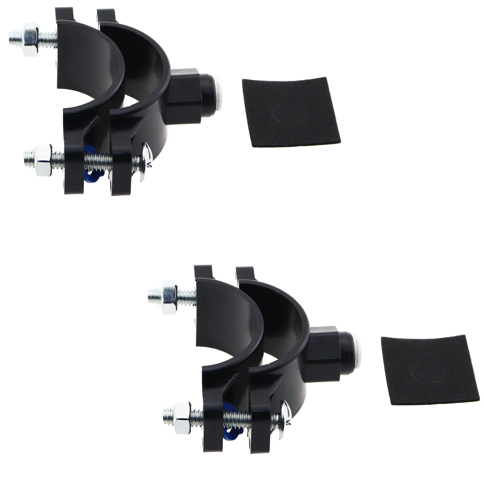 2PCS PVC Water Filter Fitting 1 4in Quick Connect Wastewater Clip Reverse Osmosis RO System Water Filter Drain — view 3