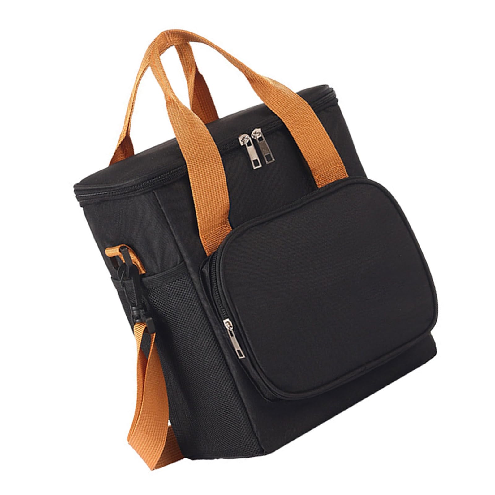 Tsophreniq Multi Compartment Lunch Organiser Insulated Meal Bag with Removable Shoulder Strap Oxford Cloth Food Container Insulated Lunch Bag