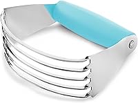 Vista 46 de Zulay Kitchen - Batidora de masa profesional, cortador de repostería de acero inoxidable, licuadora de pastelería resistente y cortador de masa