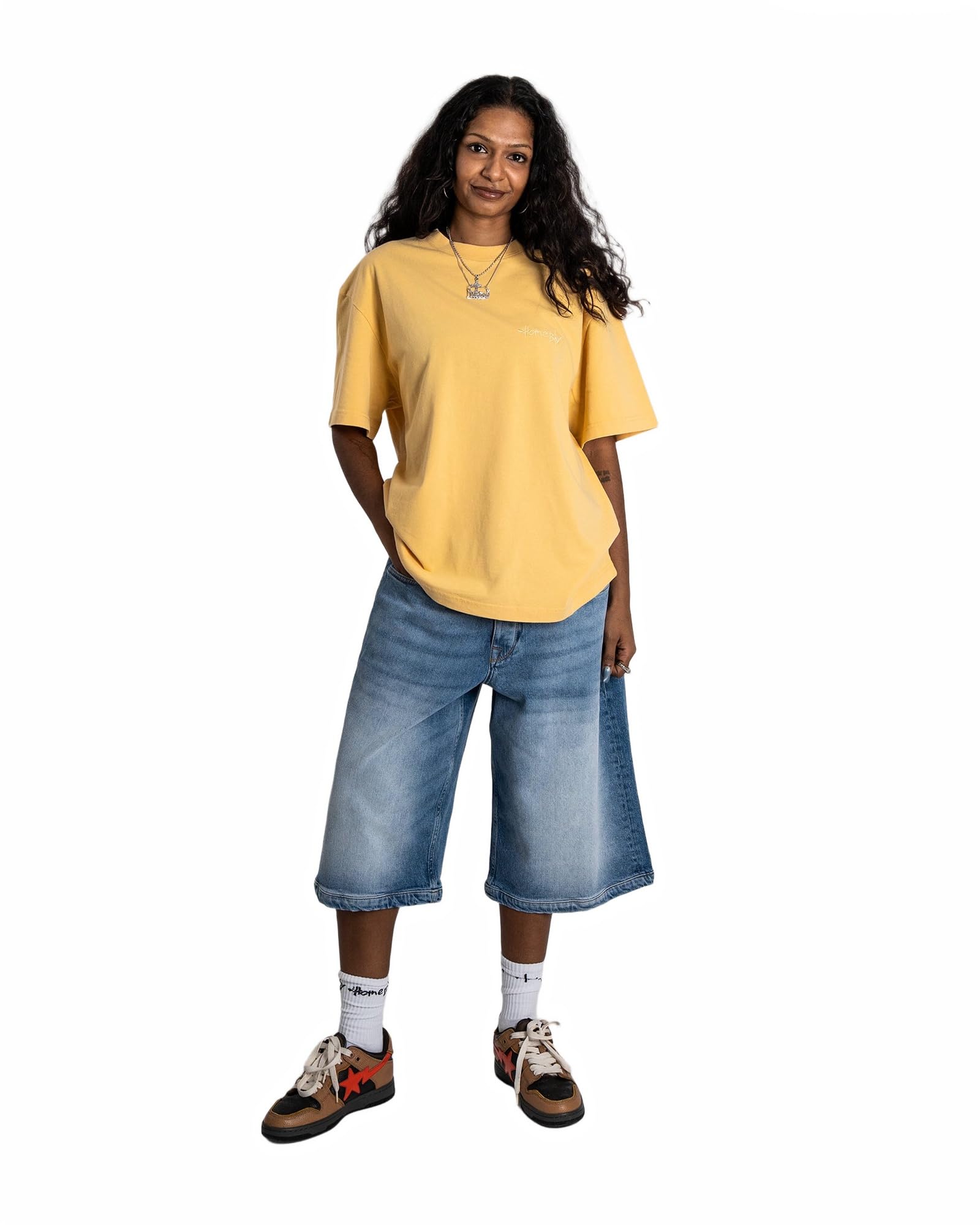 Homeboy Unisex Pencil T-Shirt Yellow XS