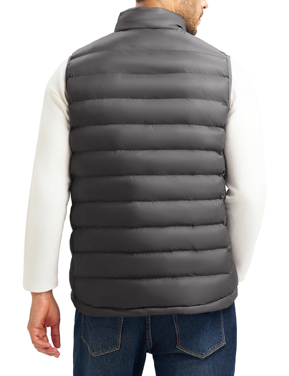 Rdruko Packbare Steppweste Herren Weste Leichte Pufferweste Ärmellose Jacke