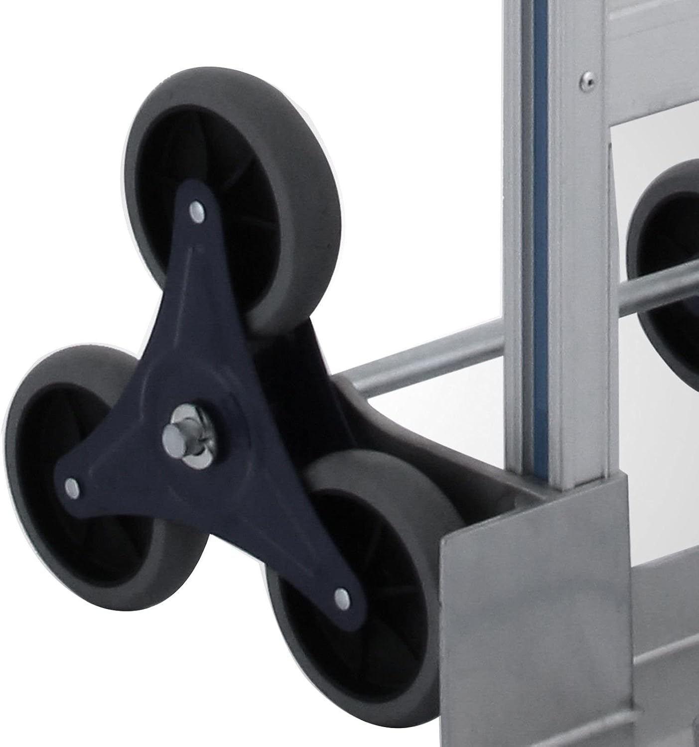 Creative Product SmarketBuy Aluminum Stair Climber Hand Truck 18 x 7.5 Inch Nose Plate Stair Climbing Hand Truck 6 Wheels Hand Truck Dolly (Stair Climber Hand Truck)