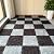12''x12'' Interlocking Carpet Tiles,10Pcs EVA Foam Mats Puzzle Play Mats,Square Climbing Area Rug for for Toddlers,Anti-Slip Protective Floor Tiles (Grey Black,0.24'' Thick)