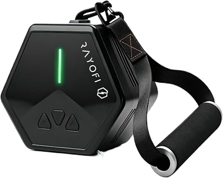 GO-Tone Pro Portable Cable Gym, 7-66LB Adjustable Resistance Band, Bluetooth Connection, 3 Modes, 90+ Exercises. Rechargeable Full-Body Workout Machine for Home, Travel, Office, Men & Women