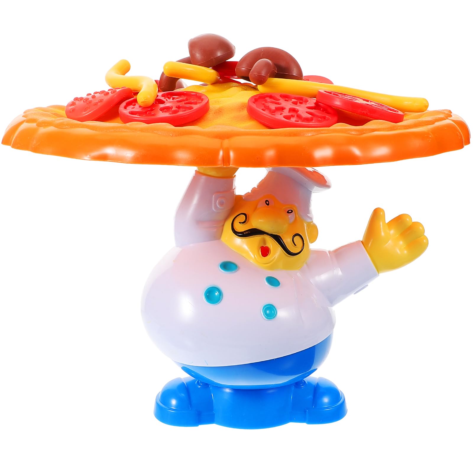 UPKOCH Interactive Pizza Pile-up Balancing Game for Kids, Fun Toy for 2-4 Players, Ideal for Ages 5+, Stacking Sequence Game for Family Activities, Travel, and Bithday Option