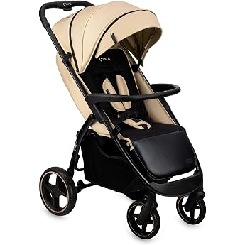 momi miya eva children's pushchair from 6 months up to 22 kg adjustable 5-point safety belt shopping basket footmuff drink holder rain cover and insect protection
