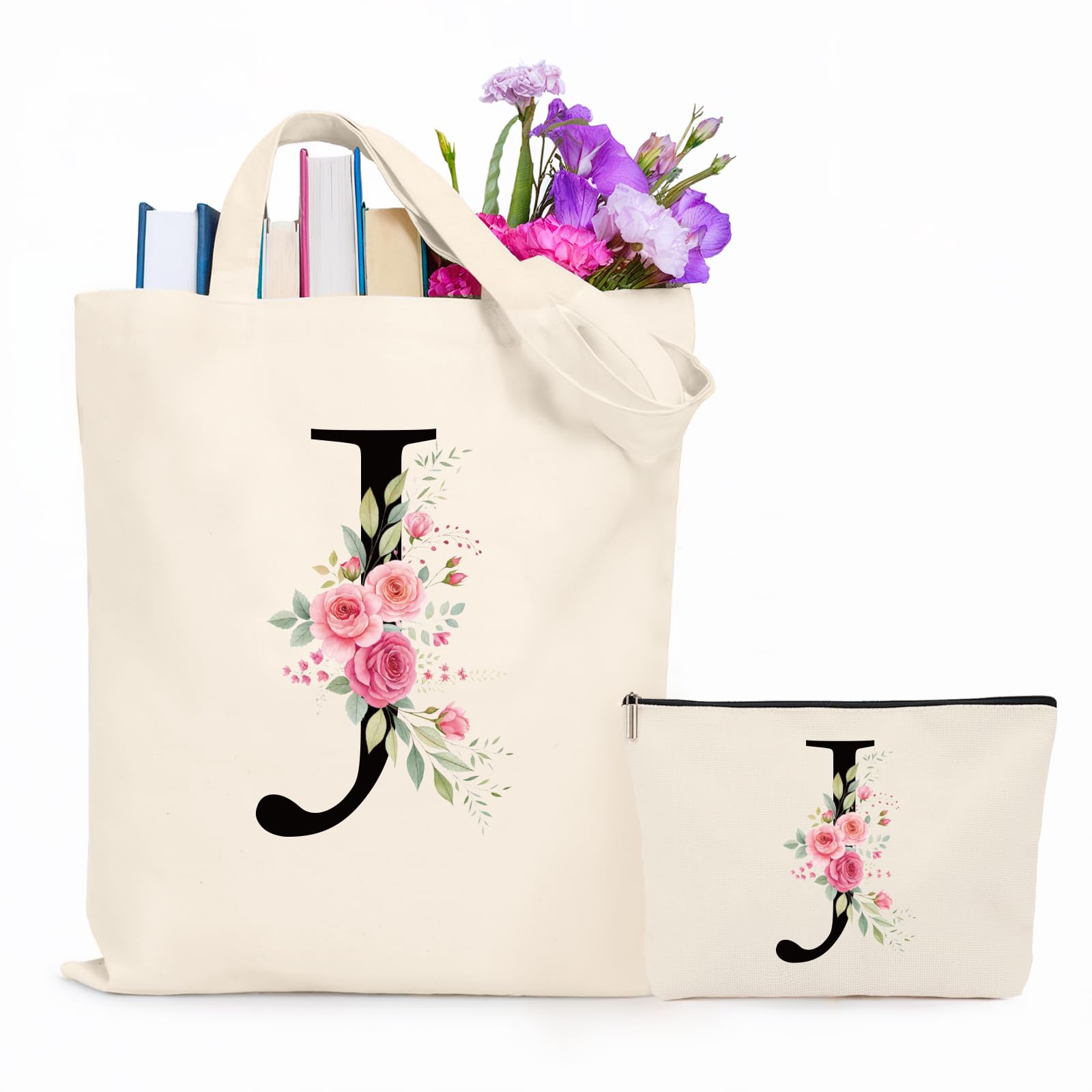 Canvas Tote Bag With Inspirational Winnie Design – Aesthetic Grocery Bag, Friendship Gift For Women - View #3