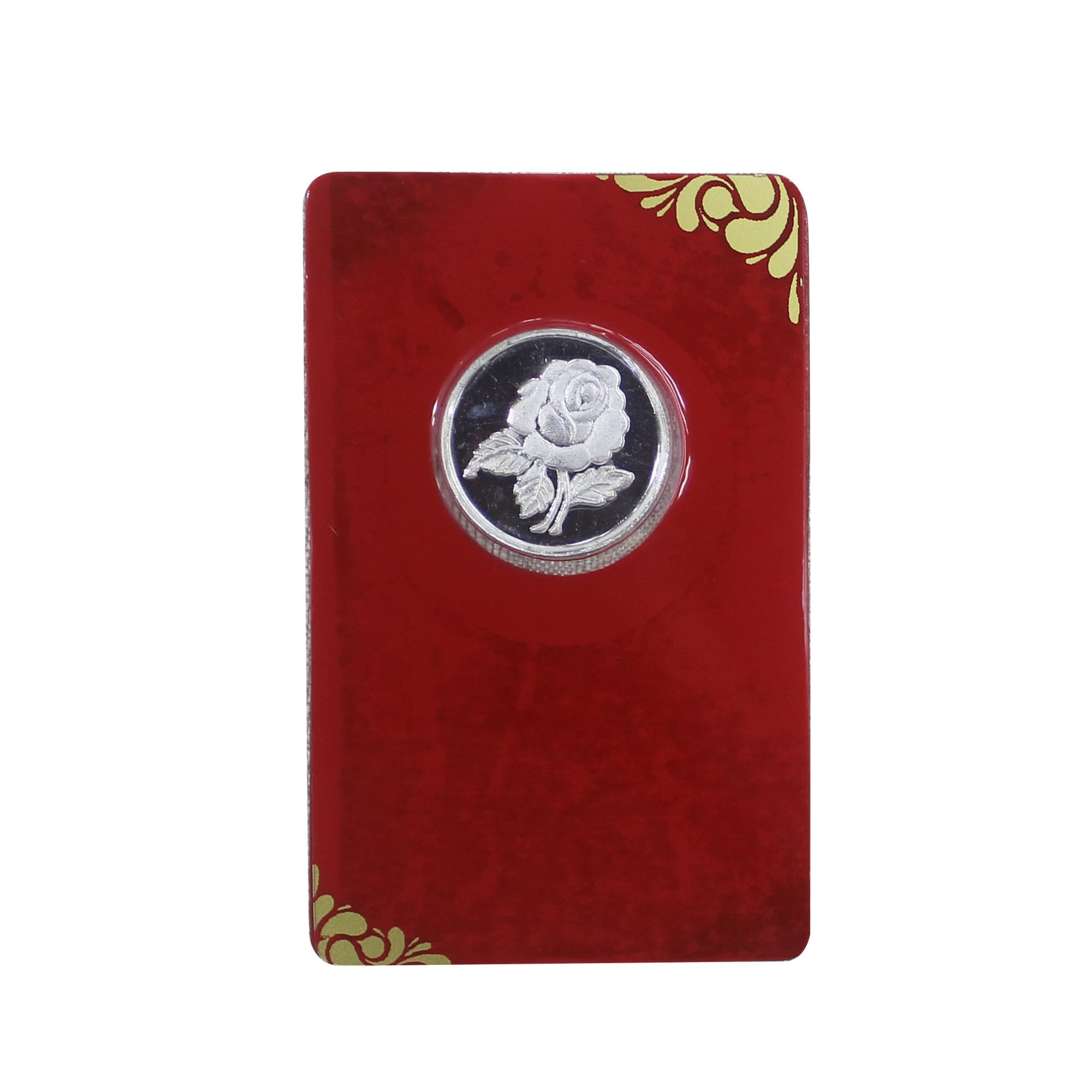 Lata's Handicrafts & Gifts LLC. Silver 999 Flower Design Sabeeka/Coin (5)