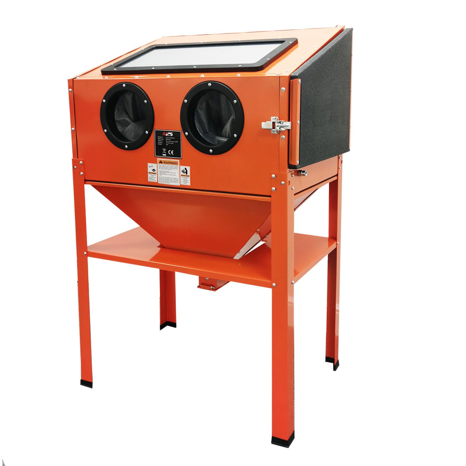 M2s Orange Sand Blasting Cabinet Abrasive Bead Grit Blaster Sandblaster 220L