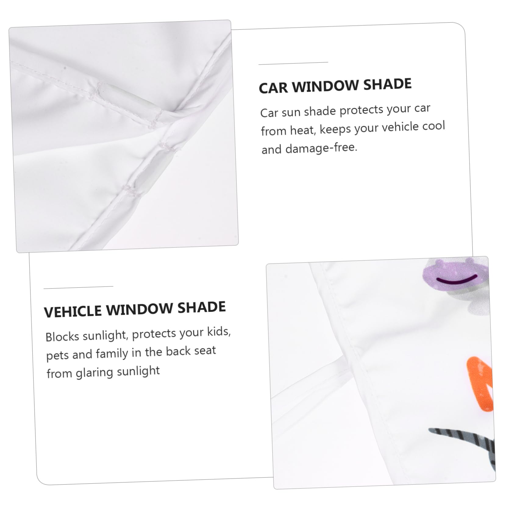 Alipis 3 Parasoles para Ventana De Coche Protección Solar UV para Bebés para Magnéticos