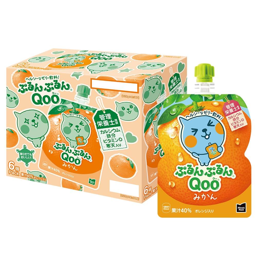 ぷるんぷるんQOO（6種類、各2個）合計12箱 Amazon.co.jp: コカ・コーラ ミニッツ メイド ぷるんぷるんQoo