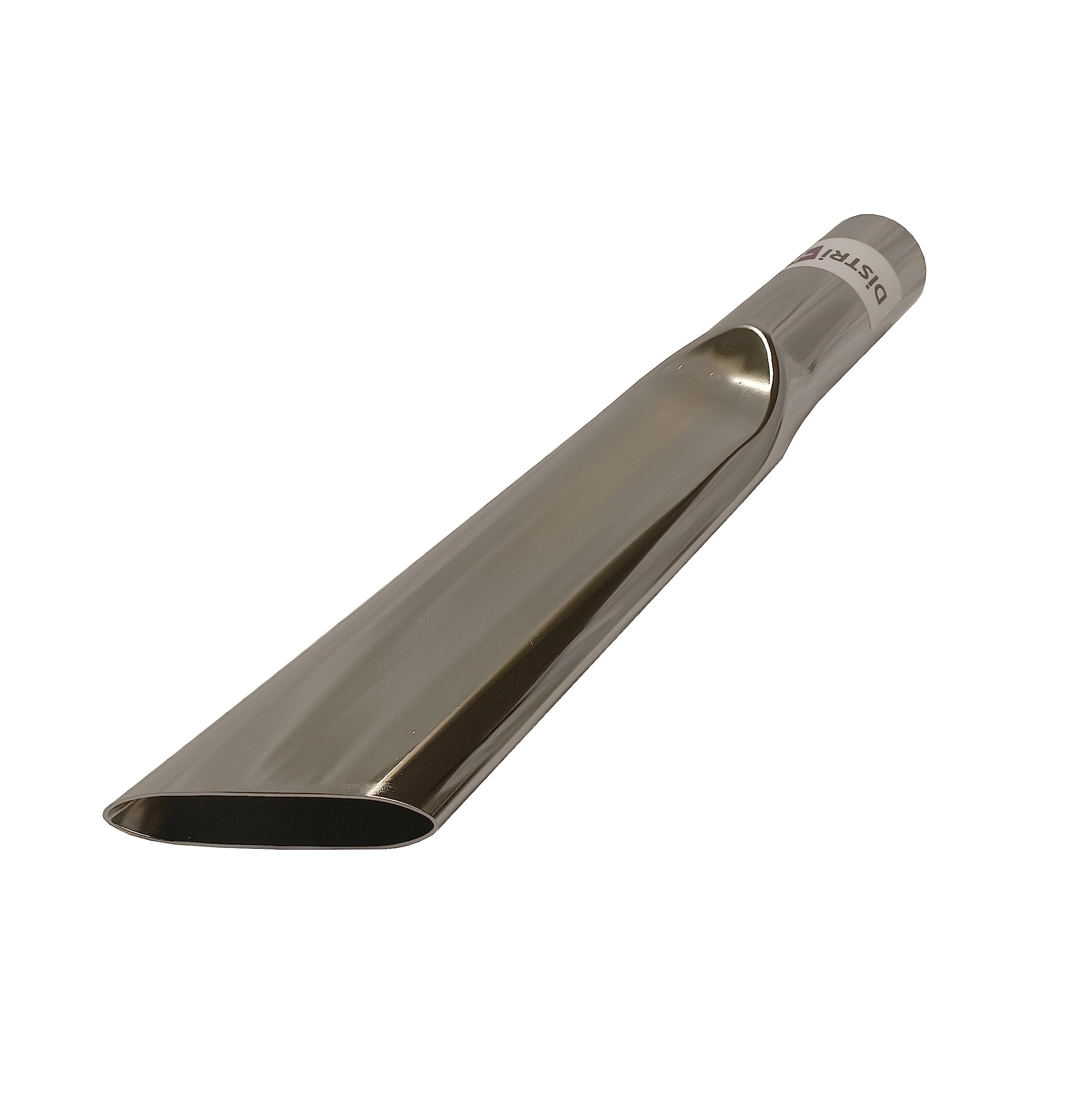 Boquilla larga de metal de acero cromado para cabezal aspiradora – Diámetro: 50 mm – Longitud 40 cm
