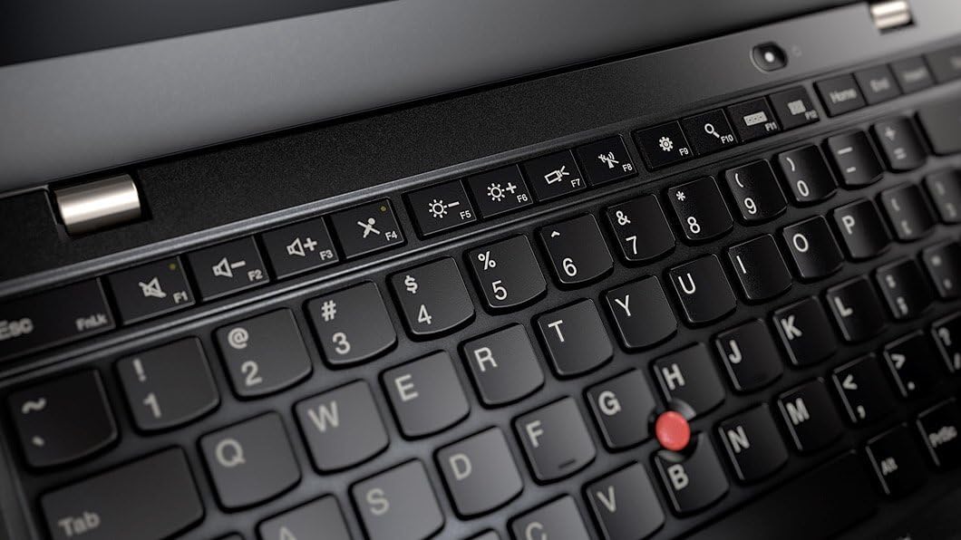 Close-up of the function keys on the Lenovo ThinkPad X1 Carbon keyboard.