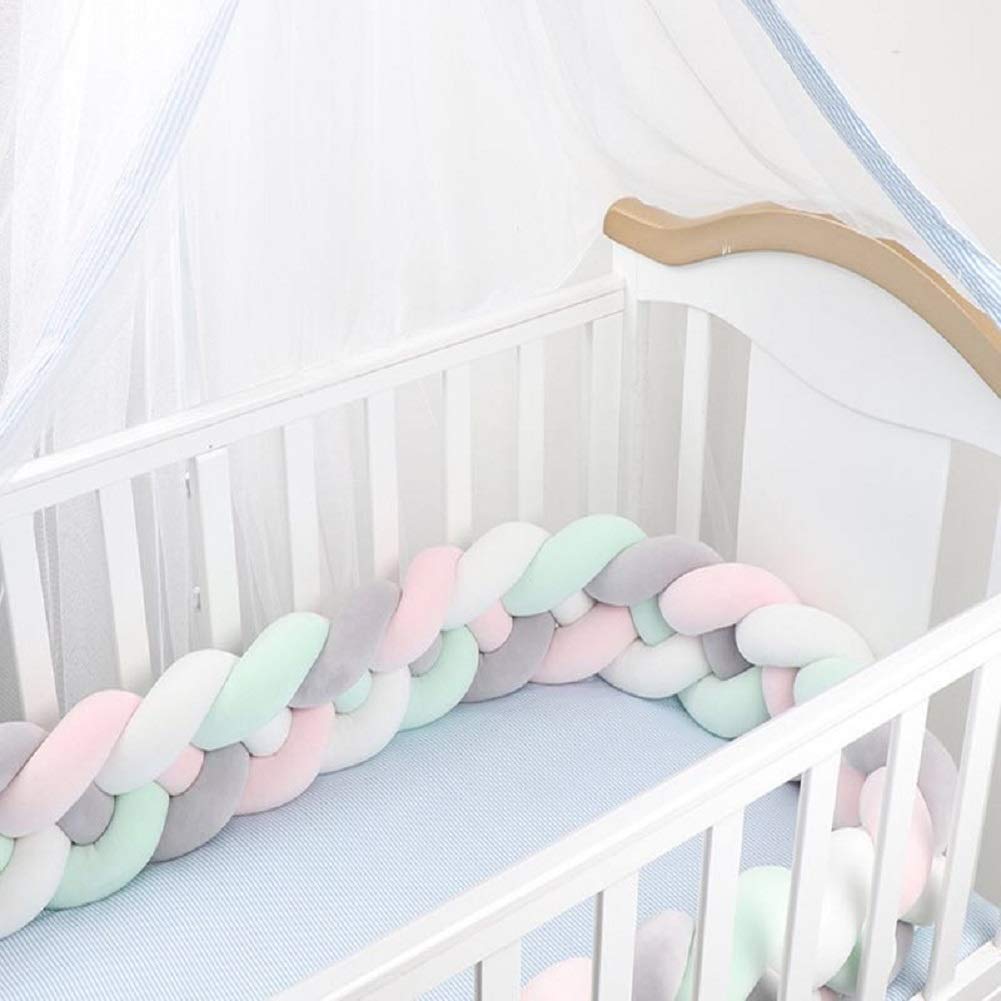 chunky knit cot bumper