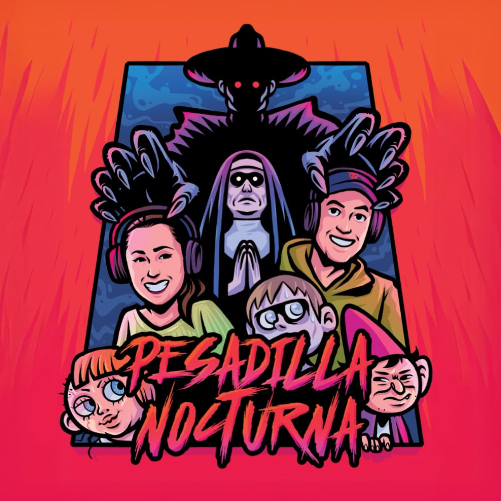Pesadilla Nocturna: Libro para colorear de terror para adultos inspirado en historias de nuestro podcast