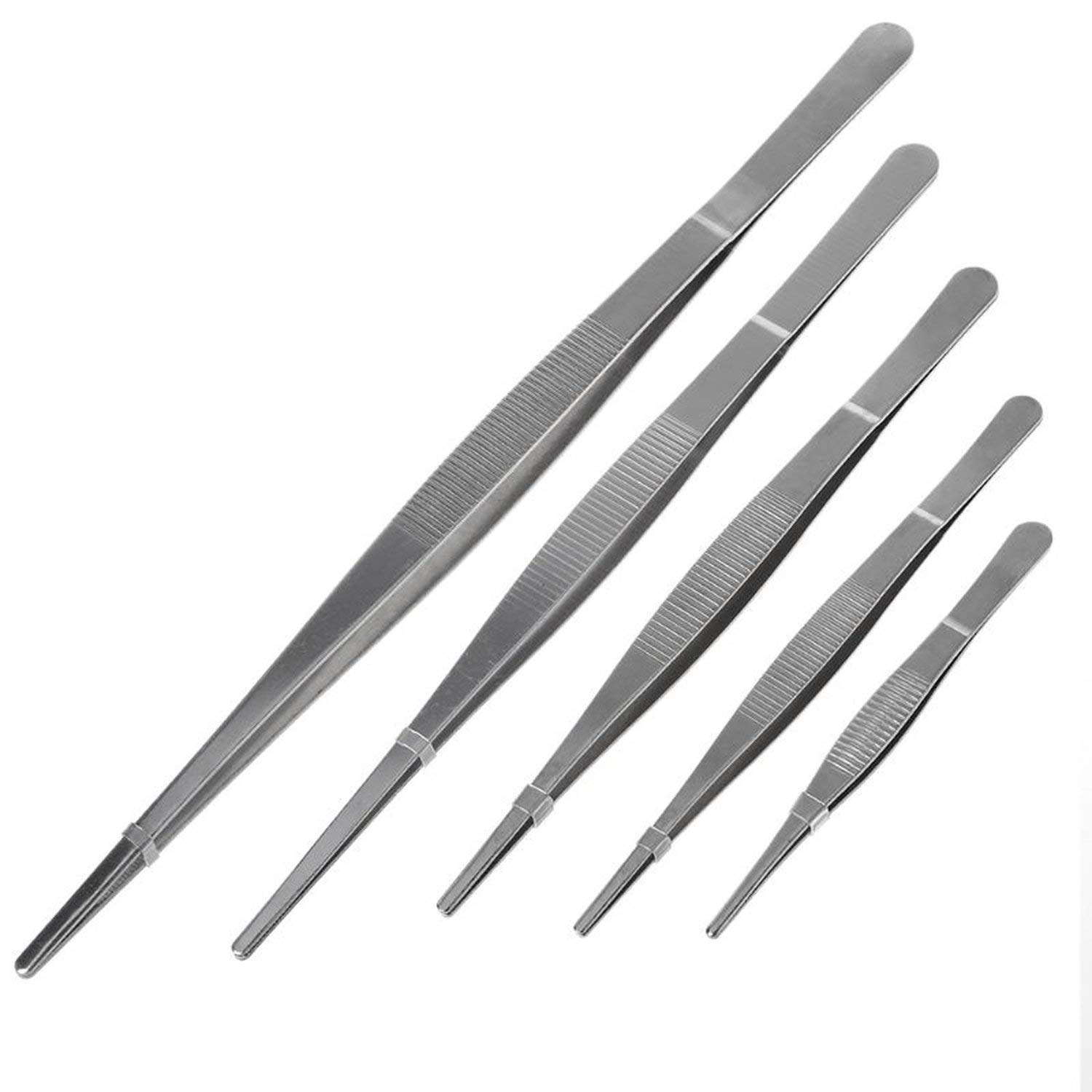 Alis Stainless Steel Long Straight Food Tongs Tweezer For Home, Garden | Kitchen Pet Fish Feeding | Aquascape Aquarium |Tool 5 Different Sizes (B07WZD7G6Y) Amazon Price History, Amazon Price Tracker