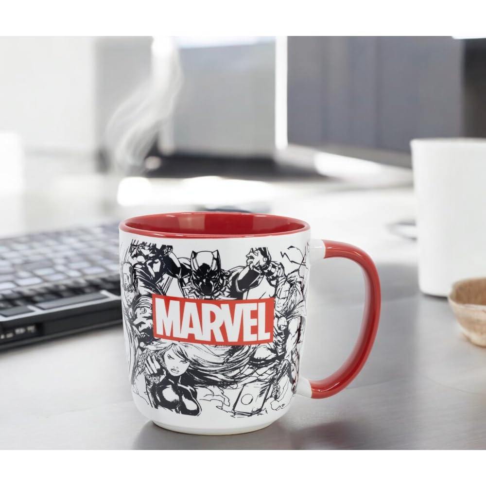 Tasse Iron Man Avengers Marvel mug Disney super héros rouge jaune - Vaisselle/Mugs et tasses - Broc'neyland - La Boutique Disney