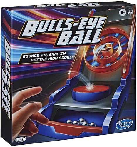 Hasbro Gaming Juego de pelota de ojo de buey para niños a partir de 8 años juego electrónico activo para 1 o más jugadores cuenta con 5 modos