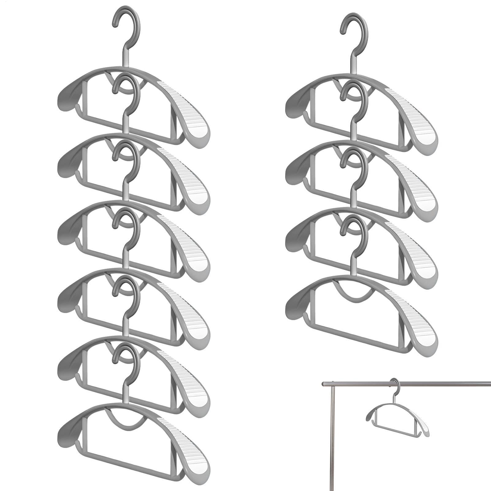 Cintre à épaules larges x10 : cintres de placard robustes avec barre pantalon intégrée