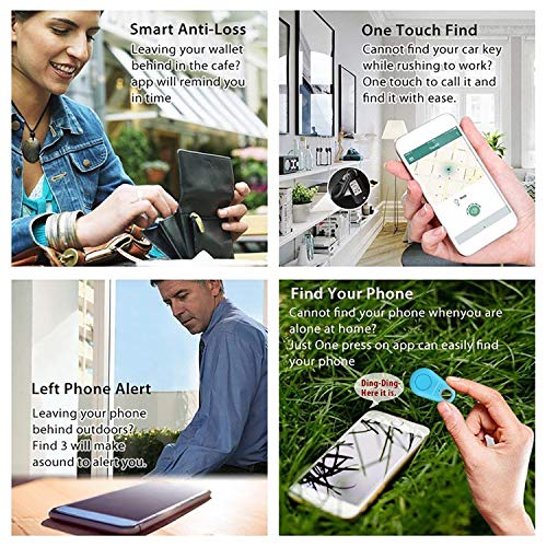 GPS Tracker, Hond Huisdieren Smart GPS Tracker Anti-Lost Alarm Tag Wireless Bluetooth Tracker Child Wallet Bag Key… - Image 6