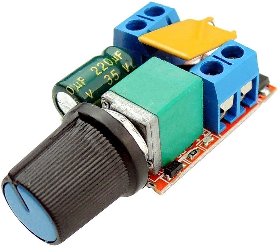 DIY LED U-Home 3Pcs DC3V-35V DC 3V 6V 12V 24V 35V Variable Voltage Regulator 5A PWM Speed Controller Switch Dimmer for DIY LED Panel Light Single Color LED Strip Light SMD5050/SMD5630/SMD3528