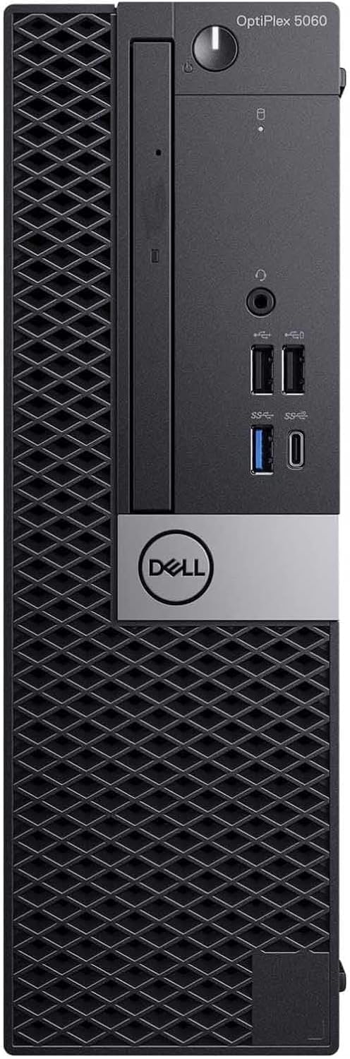 Dell Optiplex 5060 SFF - Ordenador de sobremesa (Intel Core i5-8500, 16 GB de RAM, 512 GB SSD, WiFi, Bluetooth, teclado QWERTY de EE.UU., Windows 11 Pro (reacondicionado)