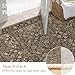 HUGEAR 2x8 Runner Rug Machine Washable Brown Hallway Area Rug Indoor Accent Rugs Floral Low Pile Carpet Soft Throw Rugs Bedroom Living Room Office Dining Kitchen Laundry Non Slip