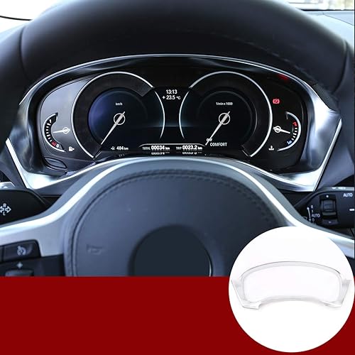 YIWANG - Marco decorativo para salpicadero de coche de ABS cromado para BMW X3 X4 G01 G02 2018 2019 2020 accesorios de coche