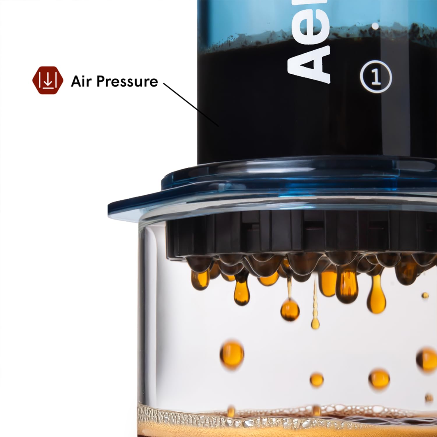 Amazon.com: AeroPress Clear Blue Coffee Press, French Press, Pour Amazon.com: AeroPress Clear Blue Coffee Press, French Press, Pour