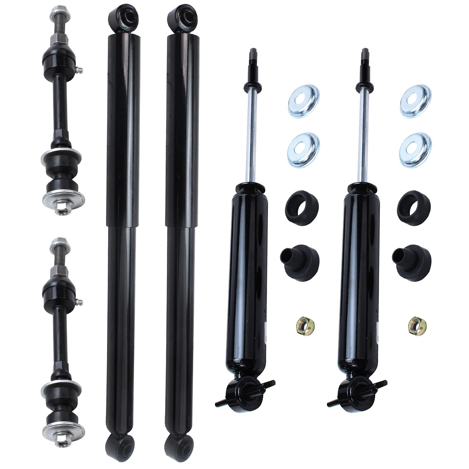 Detroit Axle - RWD Front 6pc Suspension Kit for 03-10 Dodge Ram 2500 3500