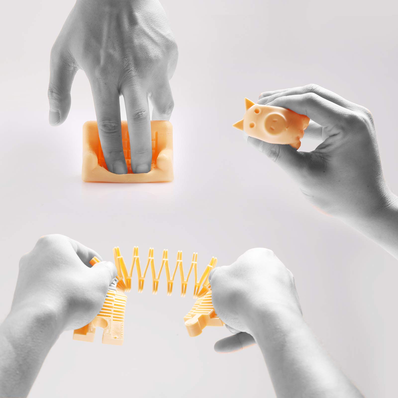 SainSmart TPU 1,75 mm 92 A elastyczny filament do drukarki 3D TPU, dokładność wymiarowa +/- 0,04 mm, 1 kg, pastelowy róż