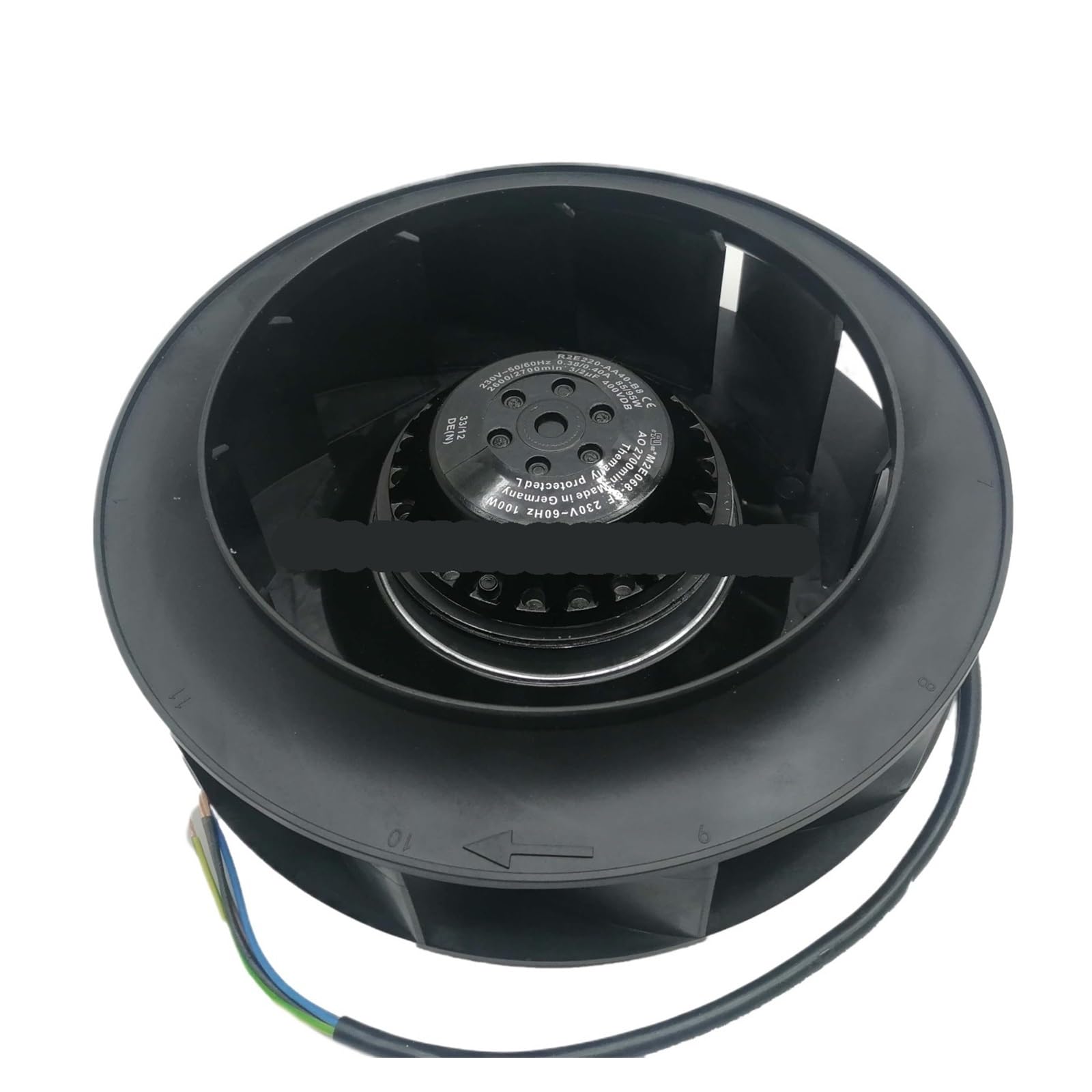 JEYPINDII R2E220-AA40-B8 AC230V 0.4A 90W Inverter Centrifugal Cooling Fan R2E220AA40B8