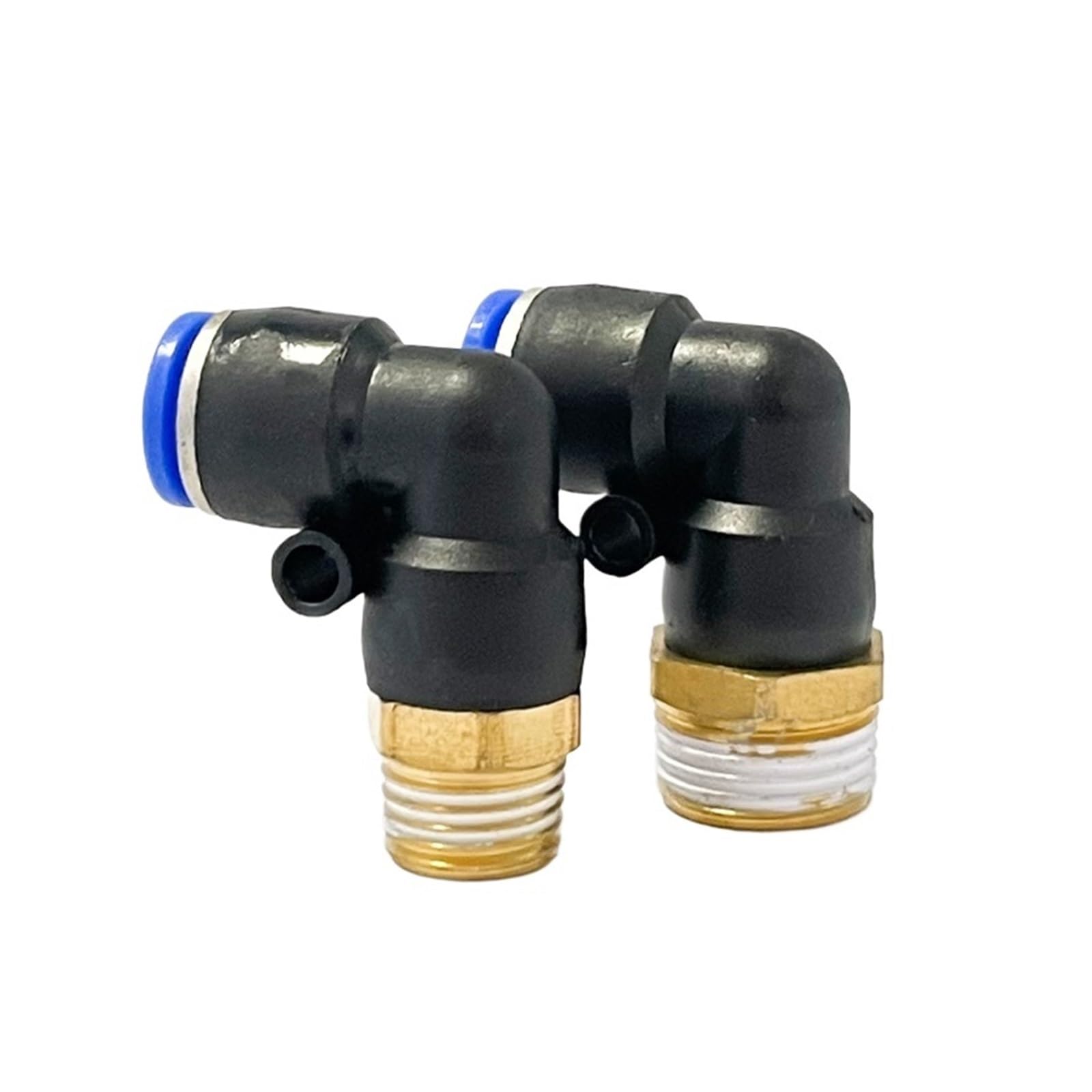100Pcs PL Gomito 4-M5 6-M5 Connettore aria diritta Pneumatico Raccordi rapidi 0,1 "0,25" 1 cm 0,5" Filettatura maschio Push in (PL10-02) Raccordo per tubo