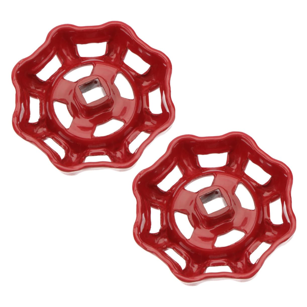 Veemoon 4x Ventil Handrad Griff - Aluminium Eckventil Zubehör 5,5cm