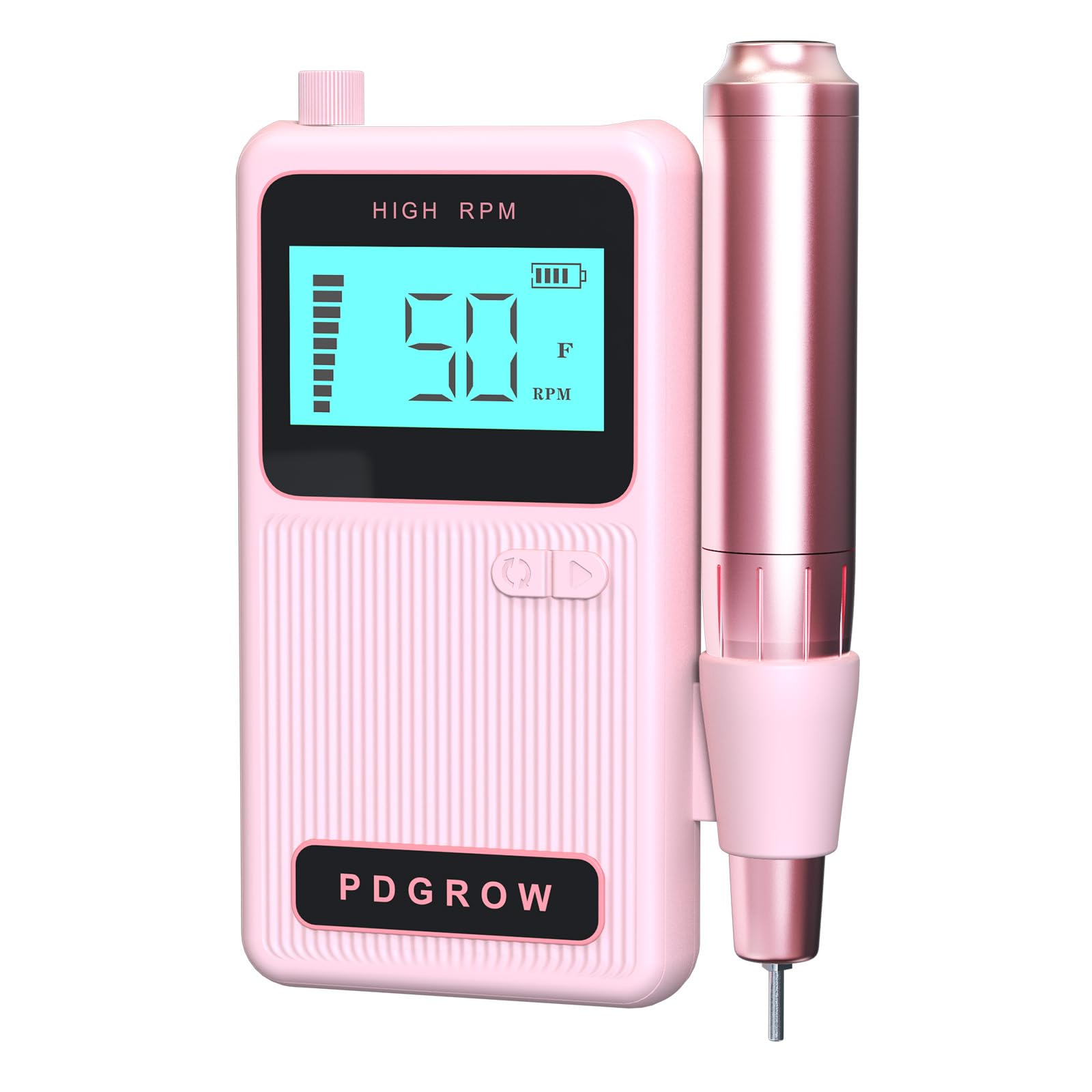 PDGROW Nail Drill, 50000RPM Professional Cordless Electric Nail Files