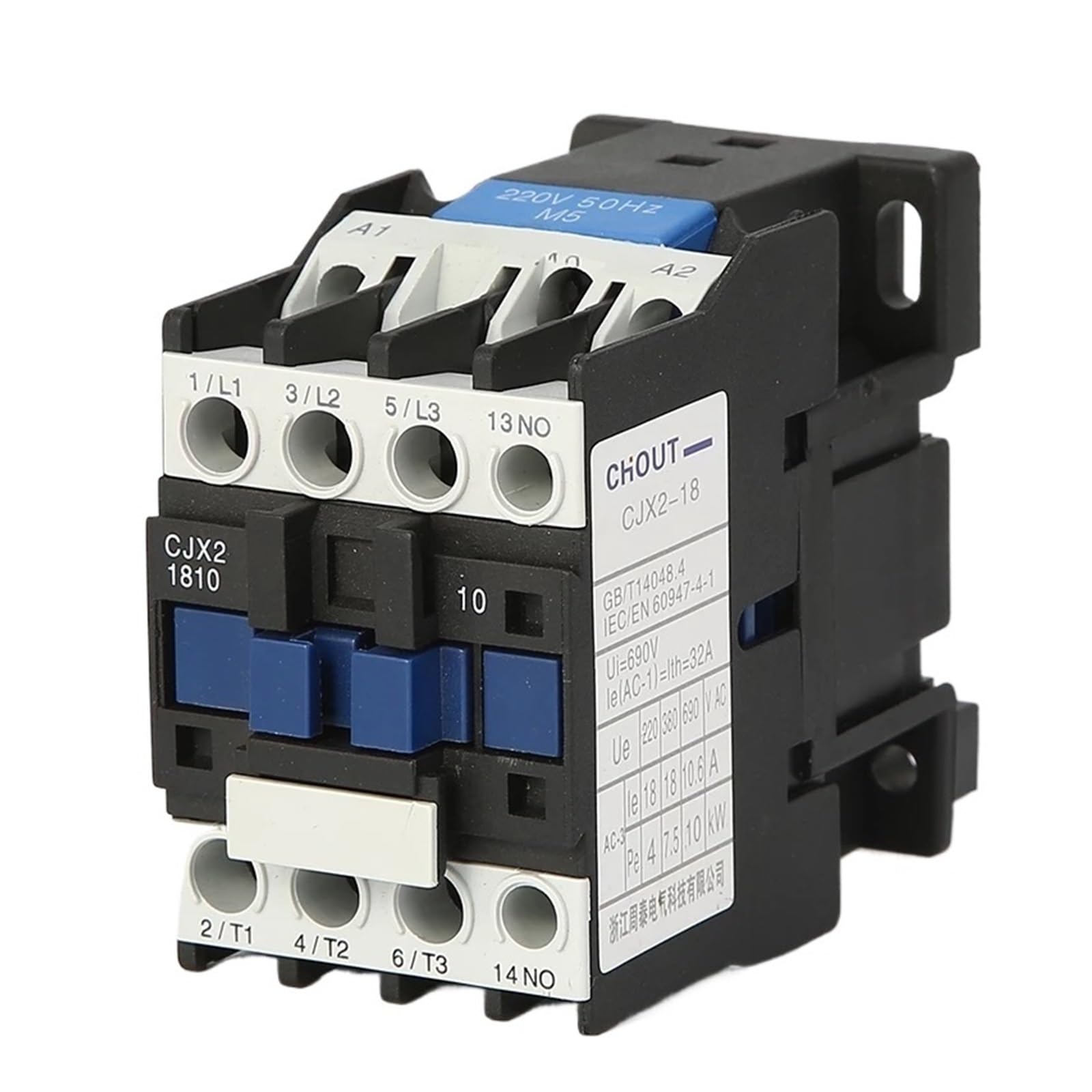 Contacteur AC 220V CJX2 pour automatisme de pompe de piscine