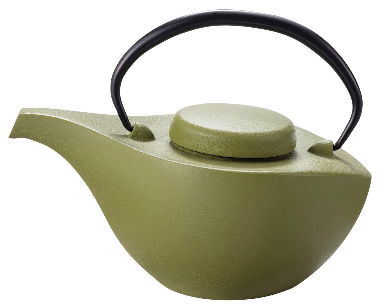 Iwachu Nambu Tetsubin Cast Iron Teapot Green 24oz Enamel Lined Japan