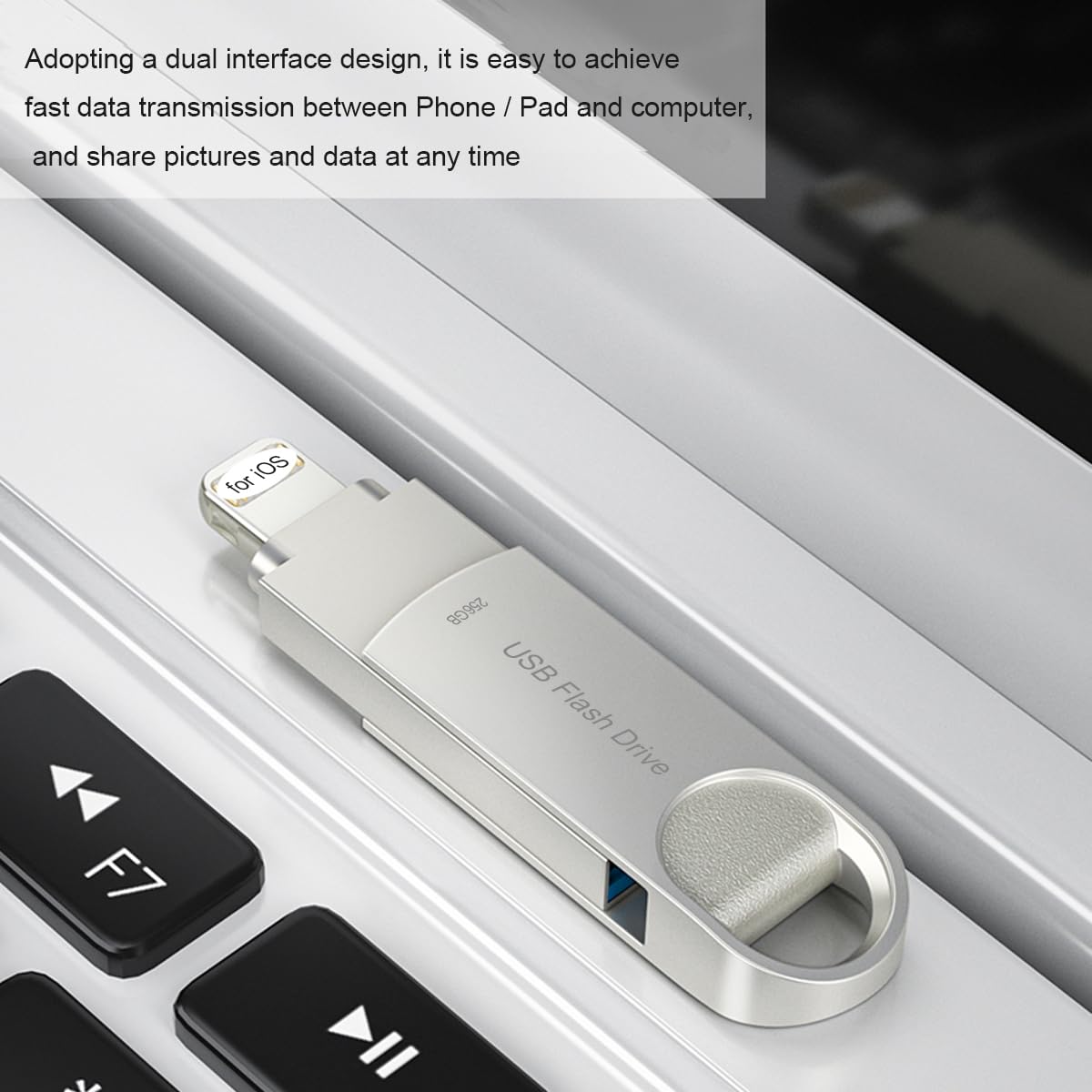 Chiavetta USB 256 GB per i-Phone - Memoria Esterna Rapida - Dettaglio