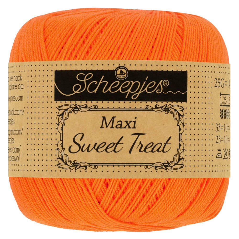 Scheepjes - Scheepjes Maxi Sweet Treat 281 Tangerine Yarn - 1x25g