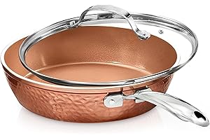 Gotham Steel Hammered Copper Nonstick Frying Pan
