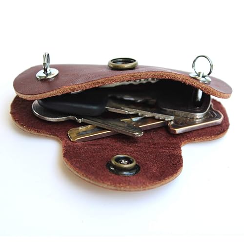 Miniatura 4 de Upgraded Minimalist Leather Key Case Securely Prevents Falling Off Key Holder Key Organizer