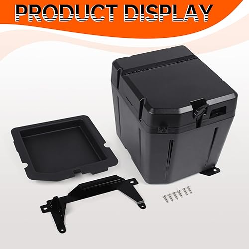 Miniatura 6 de Caja de almacenamiento en seco para debajo del asiento compatible con Polaris Ranger XP 1000 2018-2025, doble contenedor de repuesto para #2882910