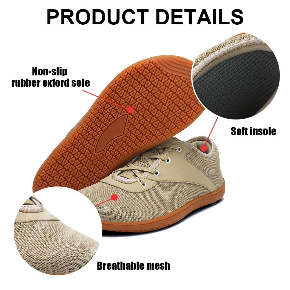 Barefoot Shoes Unisex Scarpe Barefoot Minimaliste Sneakers Uomo Scarpe Palestra Leggere Scarpe a Piedi Nudi con Punta Larga e Suola a Zero Drop Gr.36-47, Scarpe Versatili