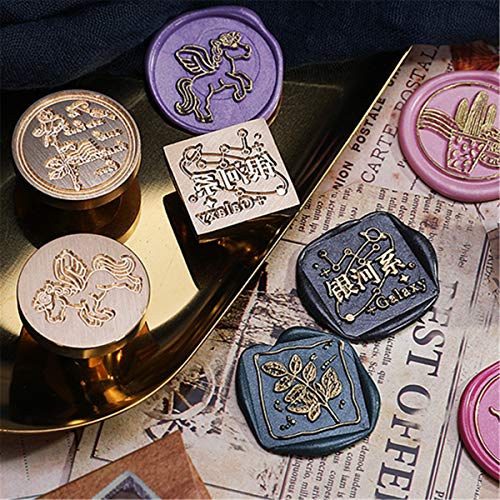 KERDEJAR 500+ Patterns Timbro Sigillo di Cera Kit