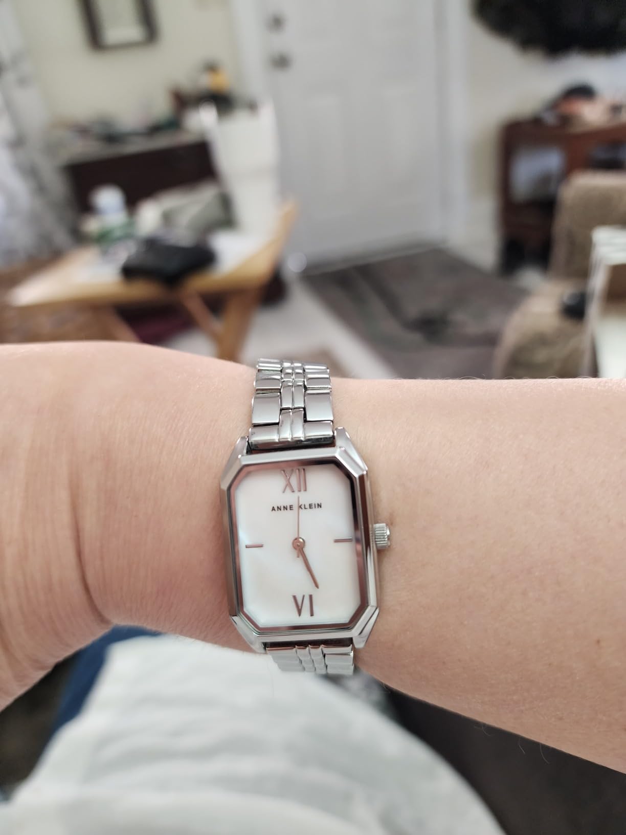 Anne Klein Women\'s Silver Leather Strap Fashion Analog Japanese Quartz Watch Anne Klein II “Panthère” ❌SOLD❌ This Anne Klein II vintage  main image 2