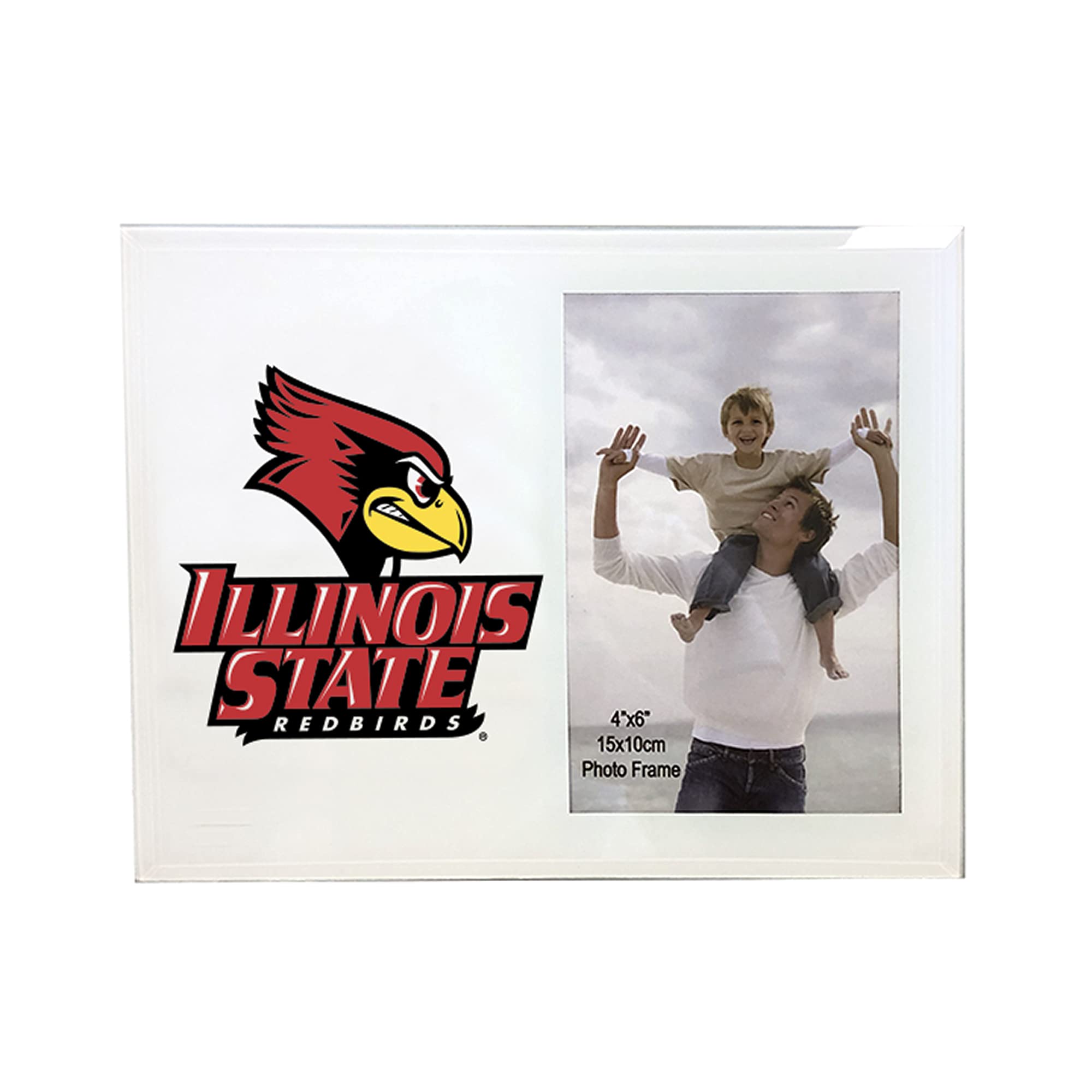 The Fanatic Group Illinois State University Redbirds 4 x 6 Glass Photo Frame