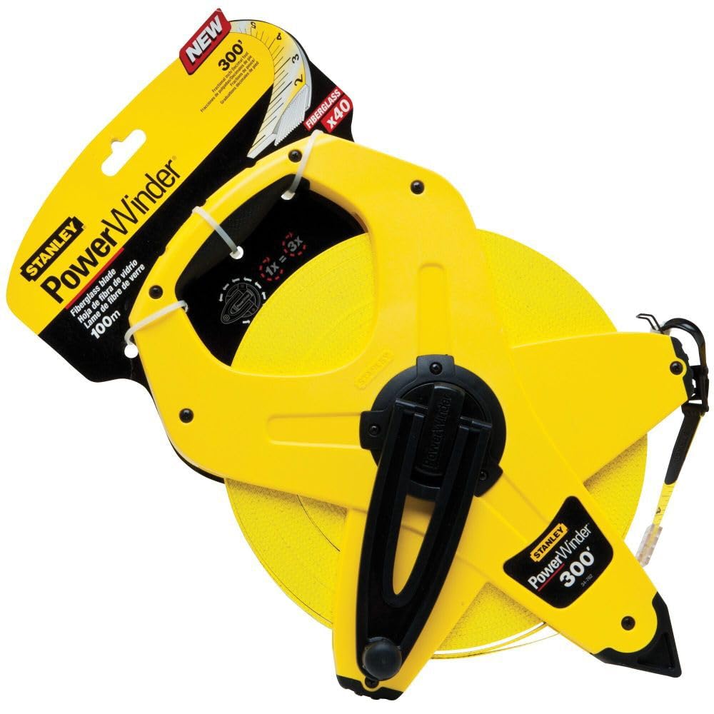 Stanley 34-762 300 PowerWinder długa taśma z włókna szklanego