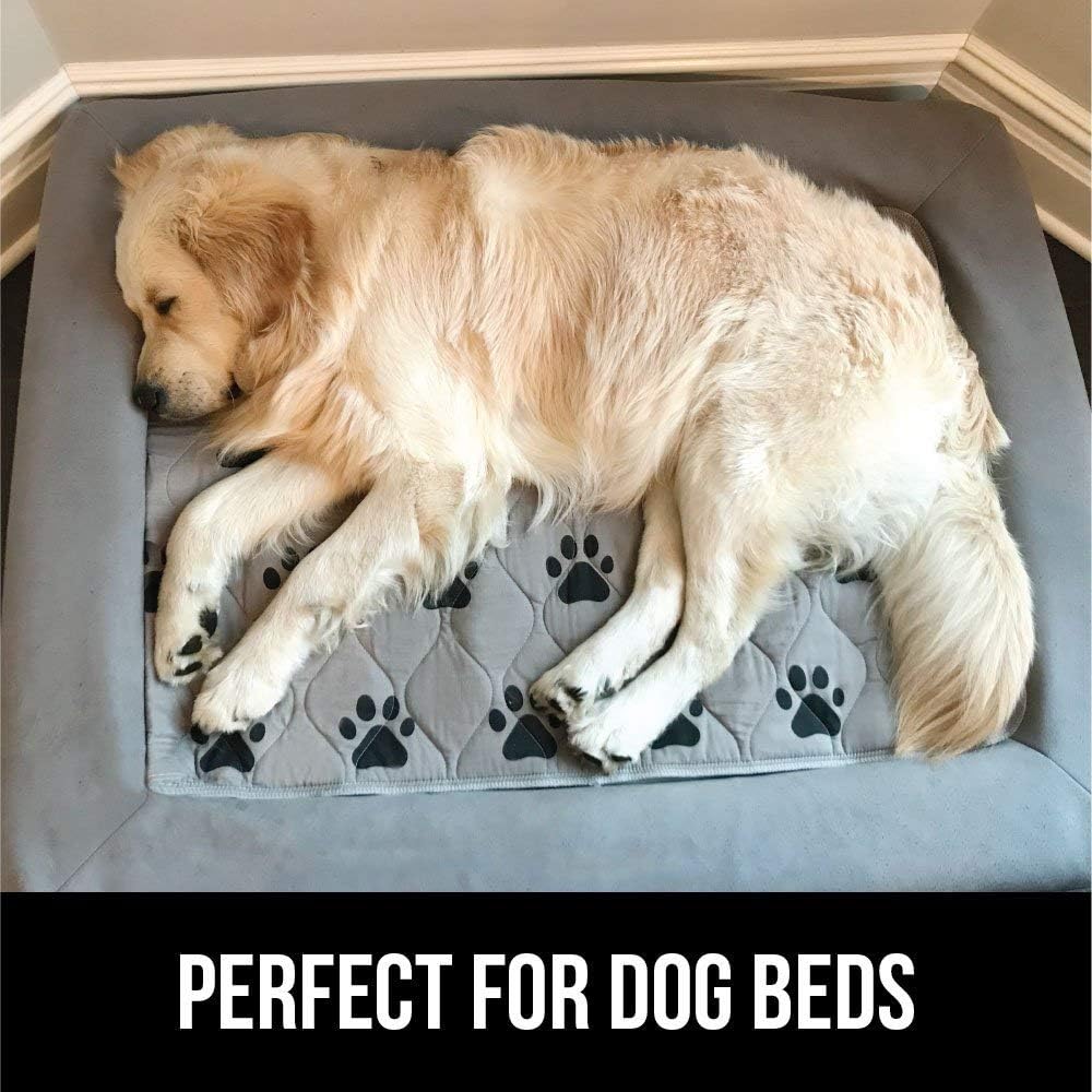 Gorilla Grip Original Reusable Pad and Bed Mat for Dogs, 18x12, Absorbs 1 Cup, Oeko Tex Certified, Washable, Waterproof, Puppy Crate Training, Furniture Protection Pet Pads, Fits 18 Inch Dog Crates : Pet Supplies